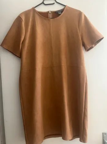 Robe marron effet daim - Neuve - taille 40 🍂