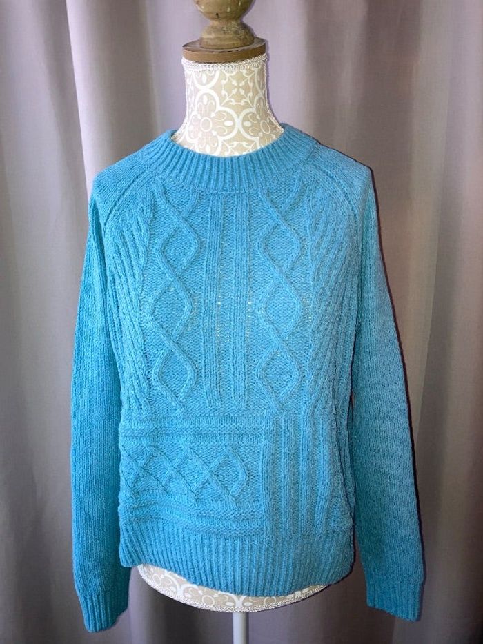 Pull turquoise