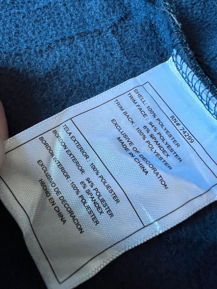 Veste polaire Reebok bleu marine à capuche – Taille XL - photo numéro 16
