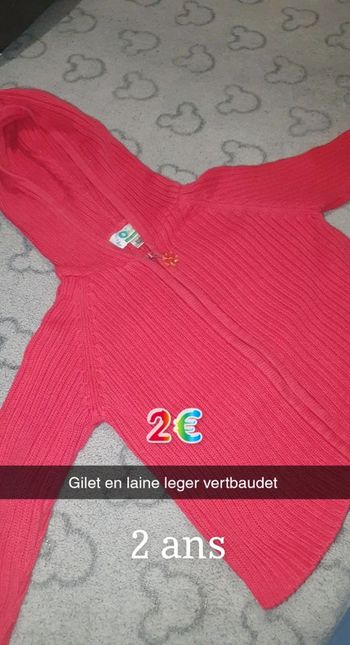 Gilet vertbaudet fille