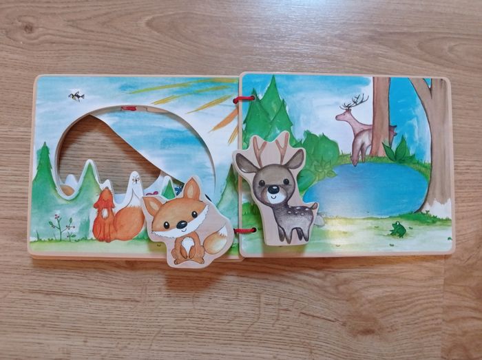 Livre bois interactif