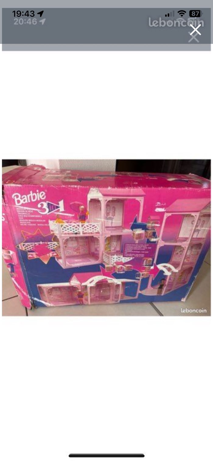 Maison barbie 3en1 vintage