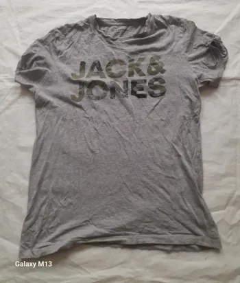 Tee shirt homme gris Jack & Jones taille S