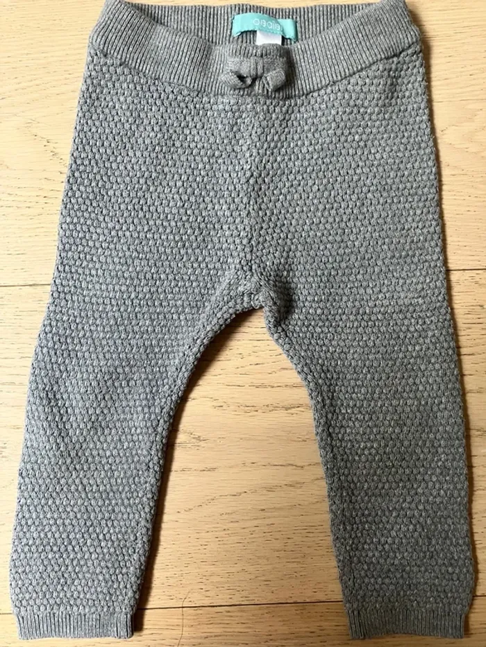 Ensemble mi-saison / hiver haut +legging en maille bébé fille 12 mois Catimini - photo numéro 6