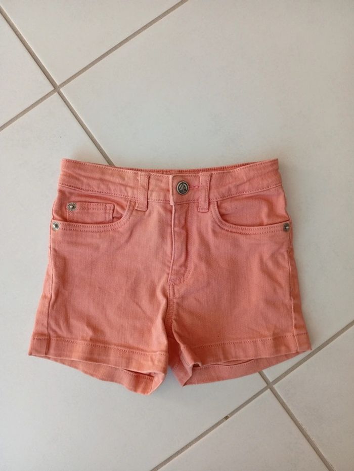 Short en jean rose Petit Bateau taille 5ans
