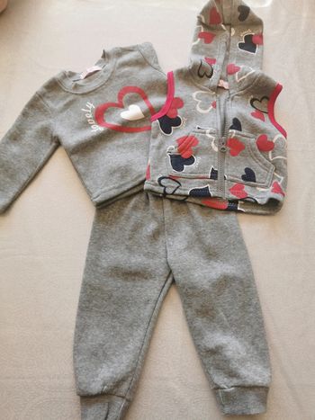 Ensemble jogging fille 3 pièces