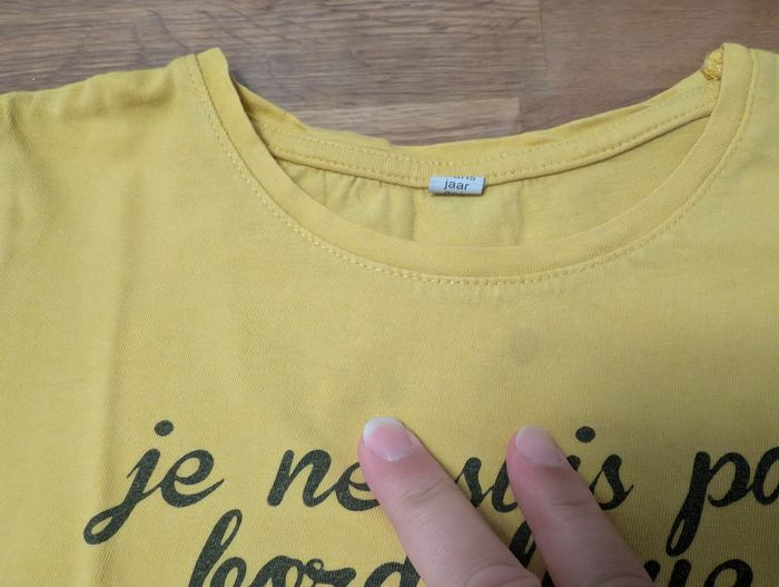T-shirt Je ne suis pas bordélique fille 8 ans - photo numéro 4
