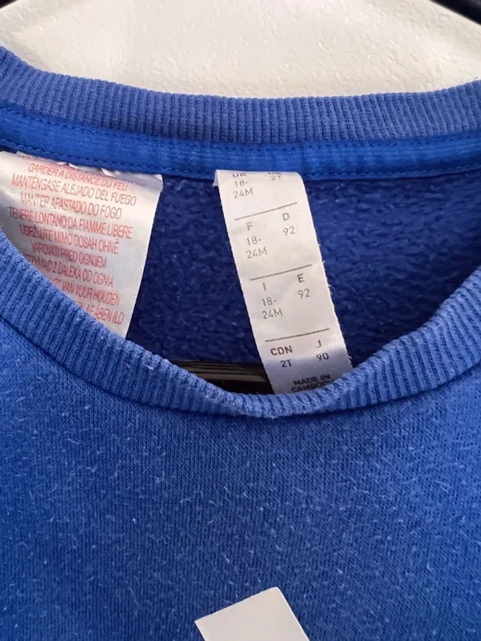 Sweat adidas bleu électrique - photo numéro 4