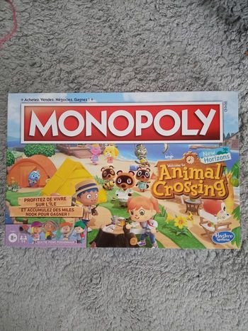 Jeu Classique Hasbro Gaming Monopoly Édition Animal Crossing New Horizons

