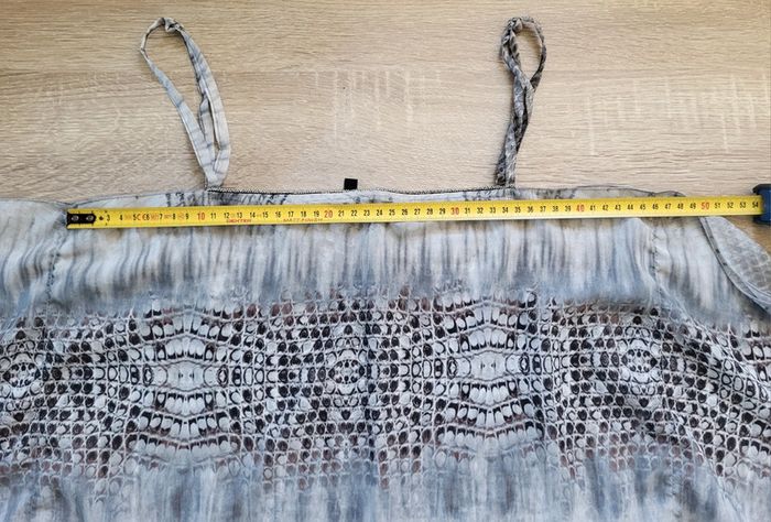 Débardeur motifs serpent gris et blanc M By Mosquitos Taille 40 - photo numéro 11