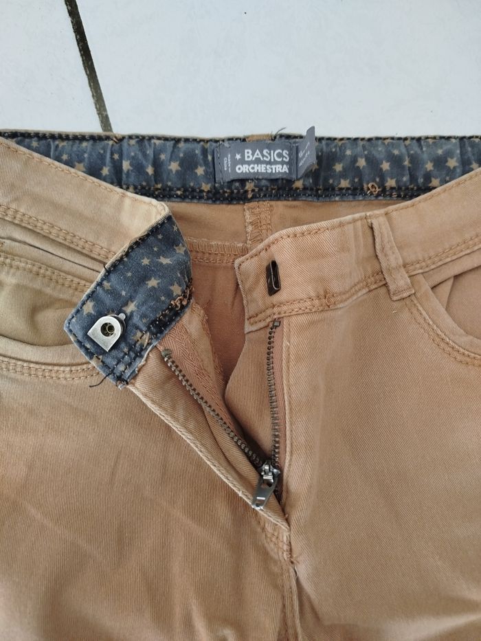 Pantalon marron glacé taille 10 ans, orchestra - photo numéro 4