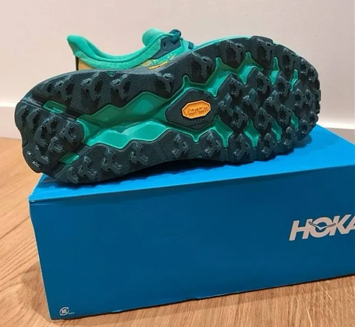 Hoka - Chaussures de trail Speedgoat 5 (Vert) - photo numéro 4