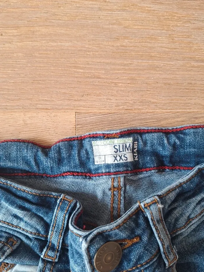 Lot 6 jeans pantalons enfant fille 12 ans - photo numéro 12