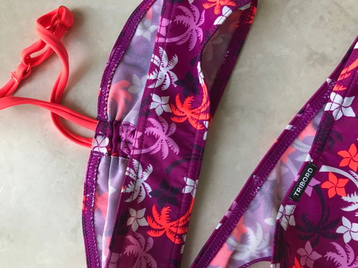Maillot de bain violet 2 pièces 6 ans - photo numéro 2