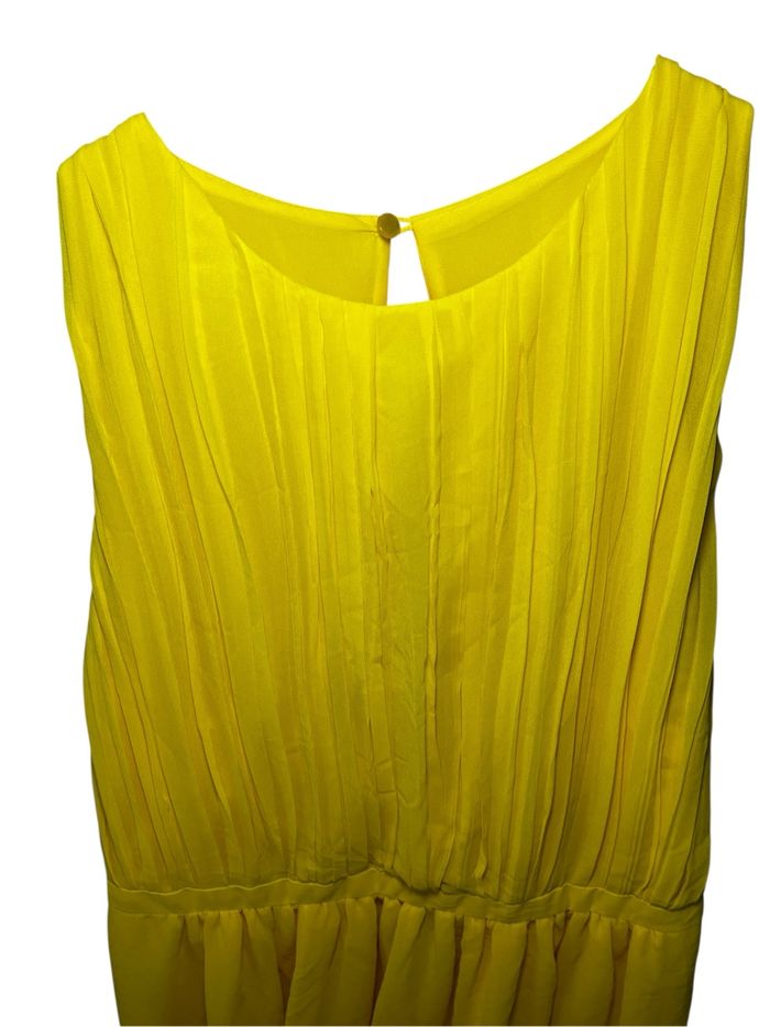 Robe Caroll jaune avec étiquette - 42 - chic casual été - photo numéro 4
