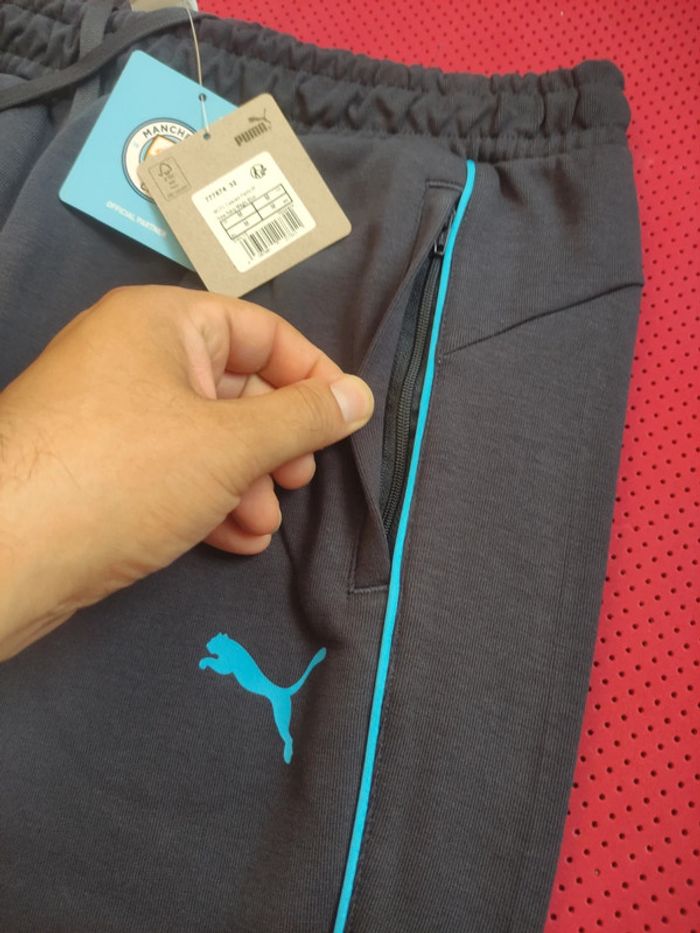 Pantalon foot Manchester City, Puma Authentique Officiel taille Femme M, Neuf - photo numéro 5