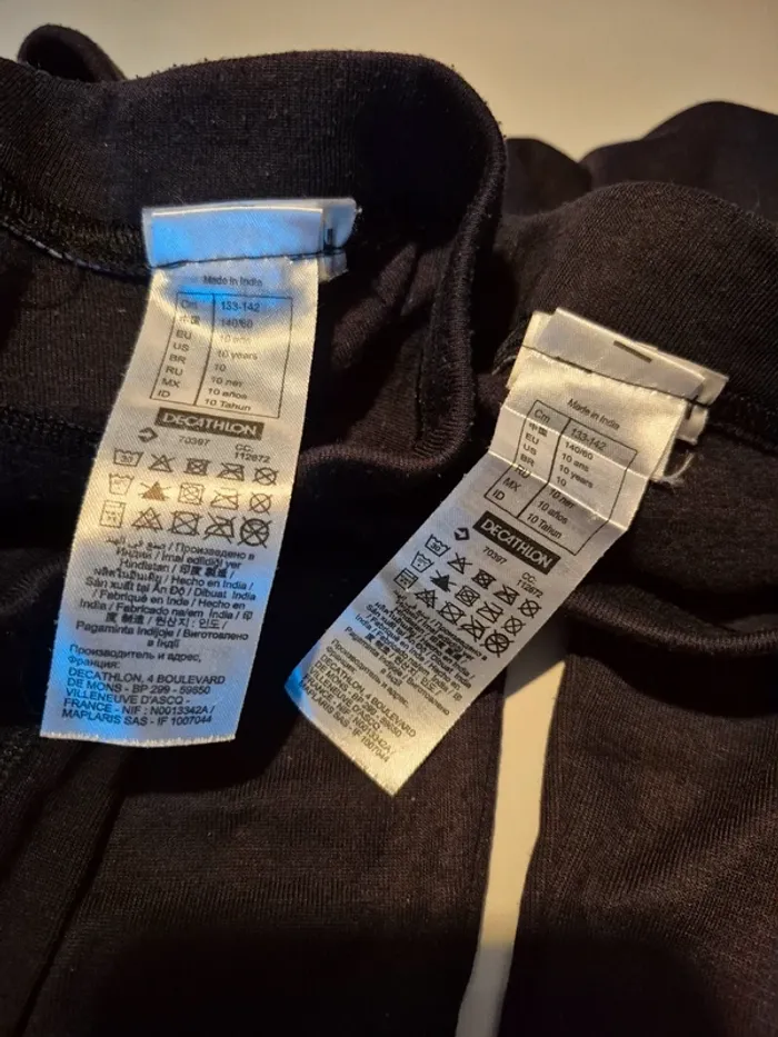 Lot de leggings de ski thermiques enfant - photo numéro 2