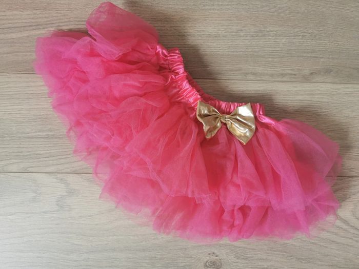 Jupe tulle rose 18/24 mois