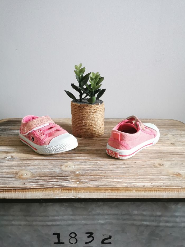 Tennis rose en toile Boîte à Malices Pointure 21 - photo numéro 5