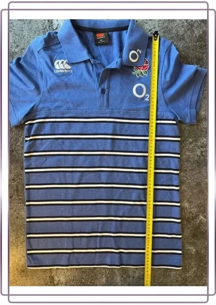 Polo homme rugby Canterbury taille XS Men polo shirt Polo uomo Poloshirt Herren - photo numéro 7