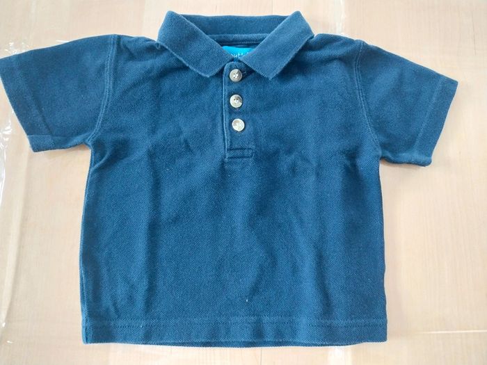 Polo bébé 12 mois bleu marine