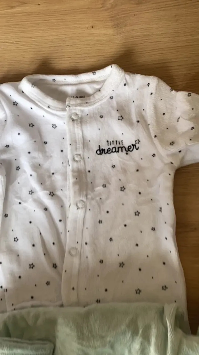 Lot de deux pyjamas 0 mois - photo numéro 4