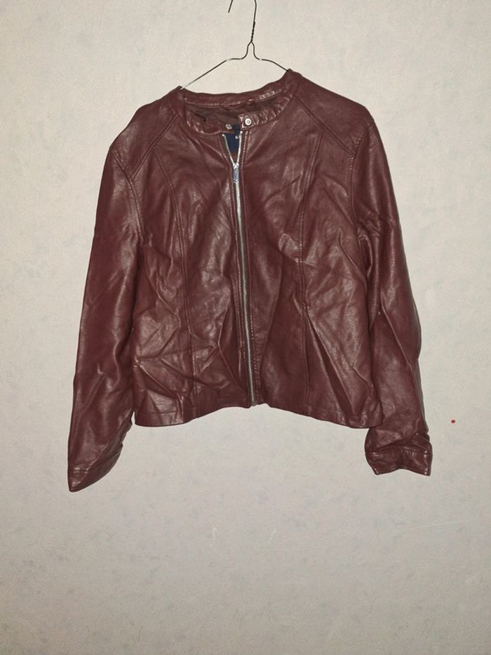 Blouson imitation cuir kiabi 46