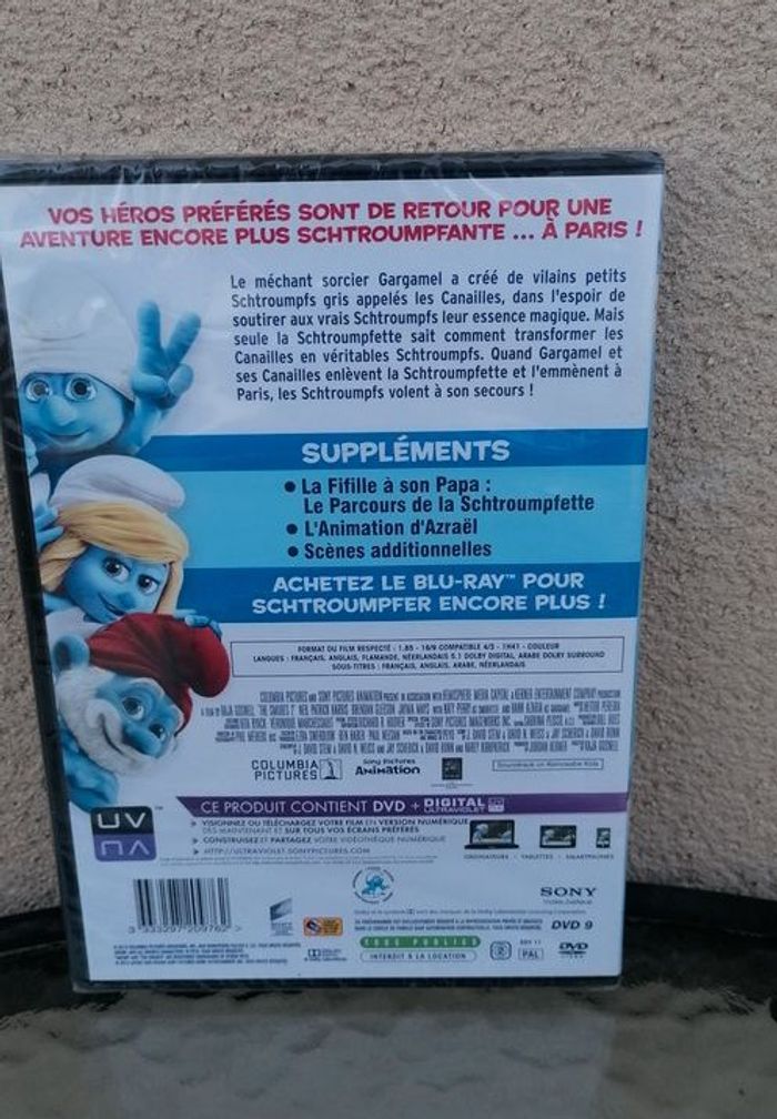 DVD Les Schtroumpfs 2 (Neuf sous blister) - photo numéro 3