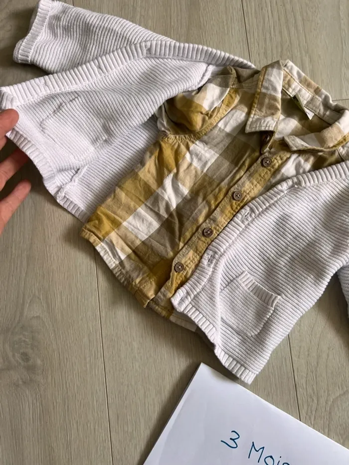 Ensemble chemise +gilet - photo numéro 2