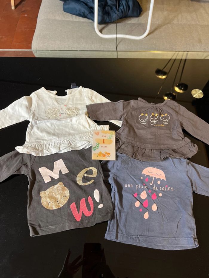 Lot de tee shirt à manches longues