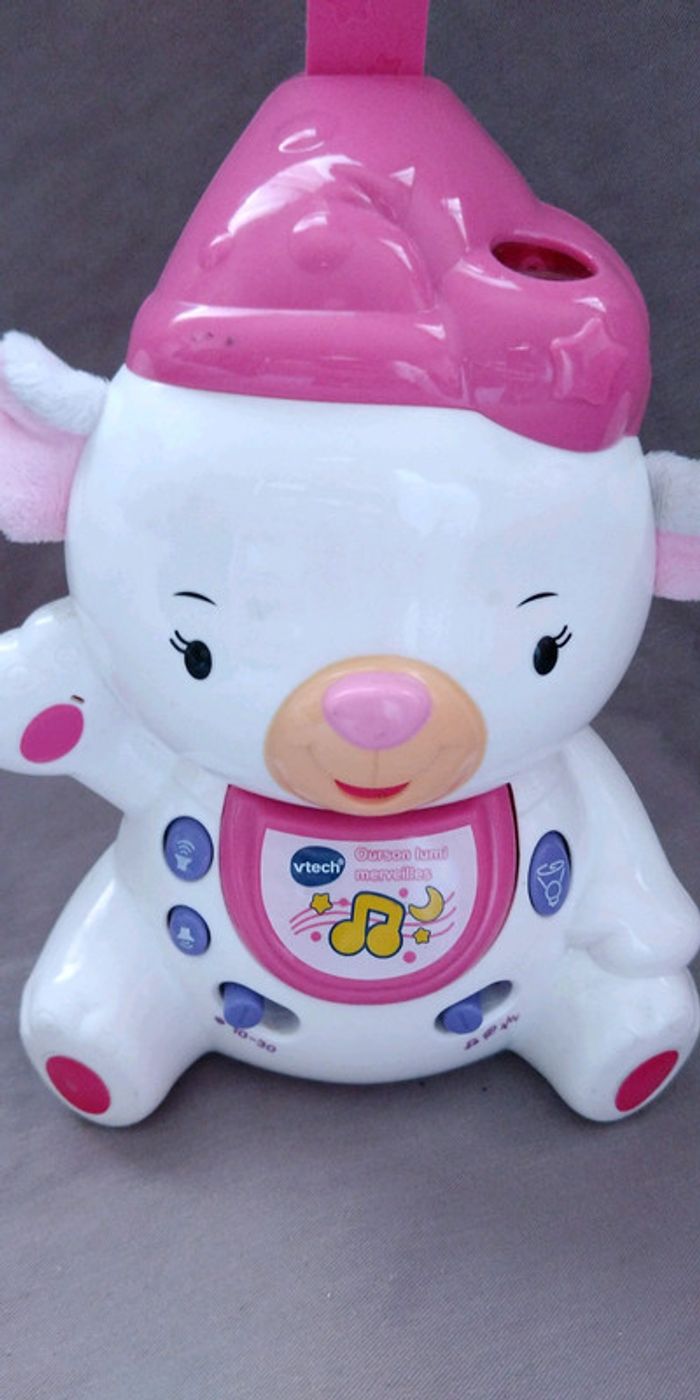 Ourson lumi merveille veilleuse musicale et lumineuse