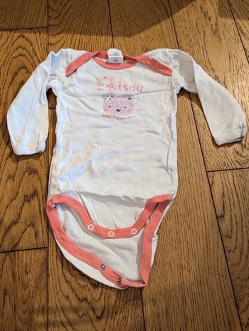 Lot 3 bodys manches longues 9m