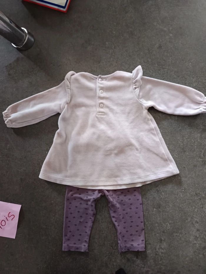 Ensemble violet 6 mois - photo numéro 4