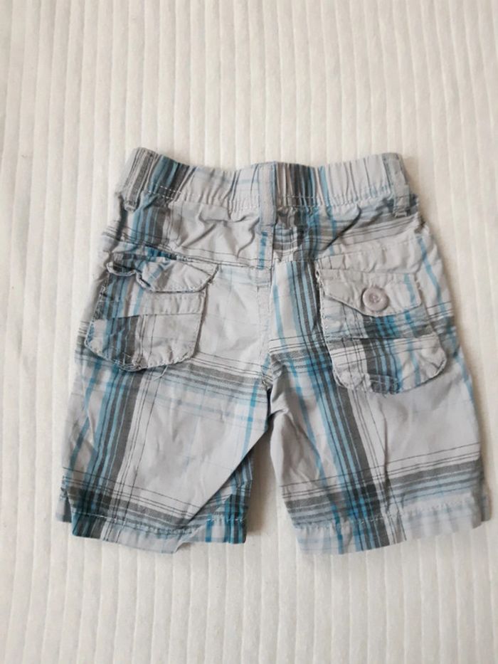 Short à carreaux 6 mois - photo numéro 2