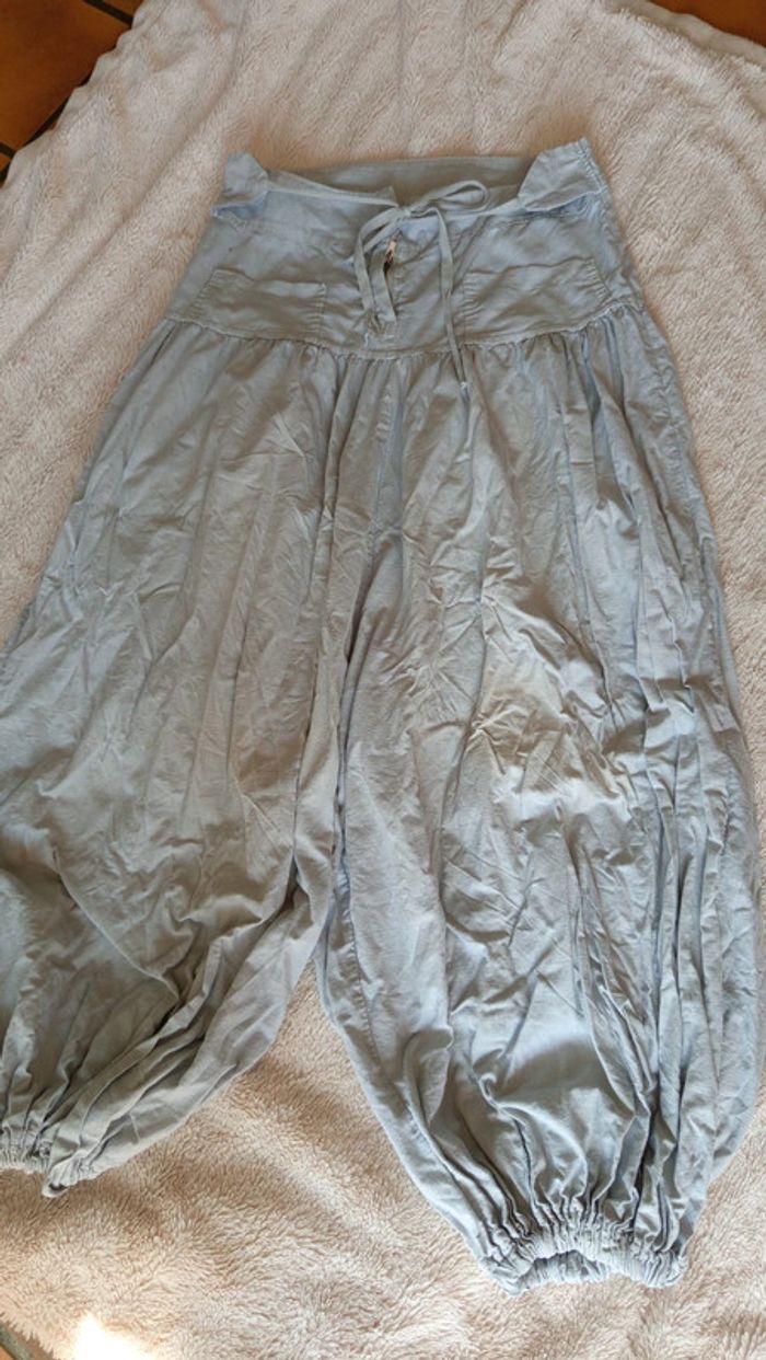 Pantalon gris sarouel - photo numéro 7