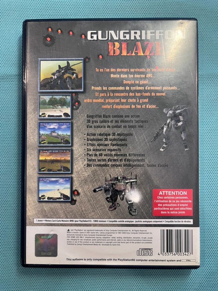 Gungriffon Blaze - Playstation 2 - photo numéro 2