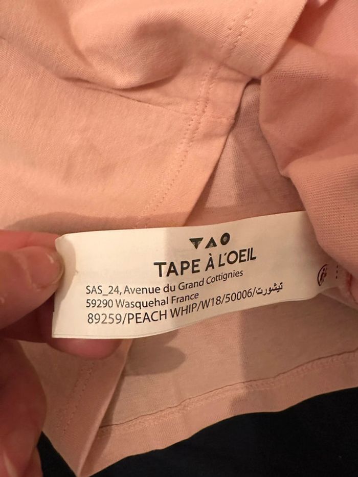 T-shirt en coton manches longues rose imprimée fille 12 ans Tape à l’œil - photo numéro 8