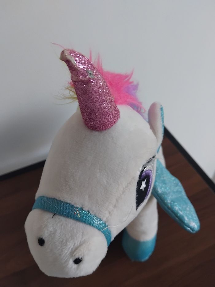 Peluche licorne 24 cm Fizzy - photo numéro 3