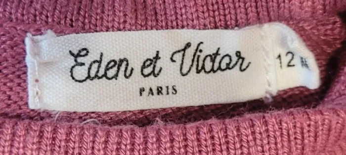 Pull violet - Taille 12 mois - photo numéro 9