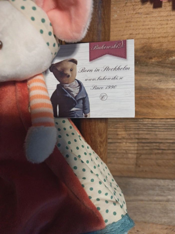 Doudou souris Ingefrid Bukowski neuf - photo numéro 3