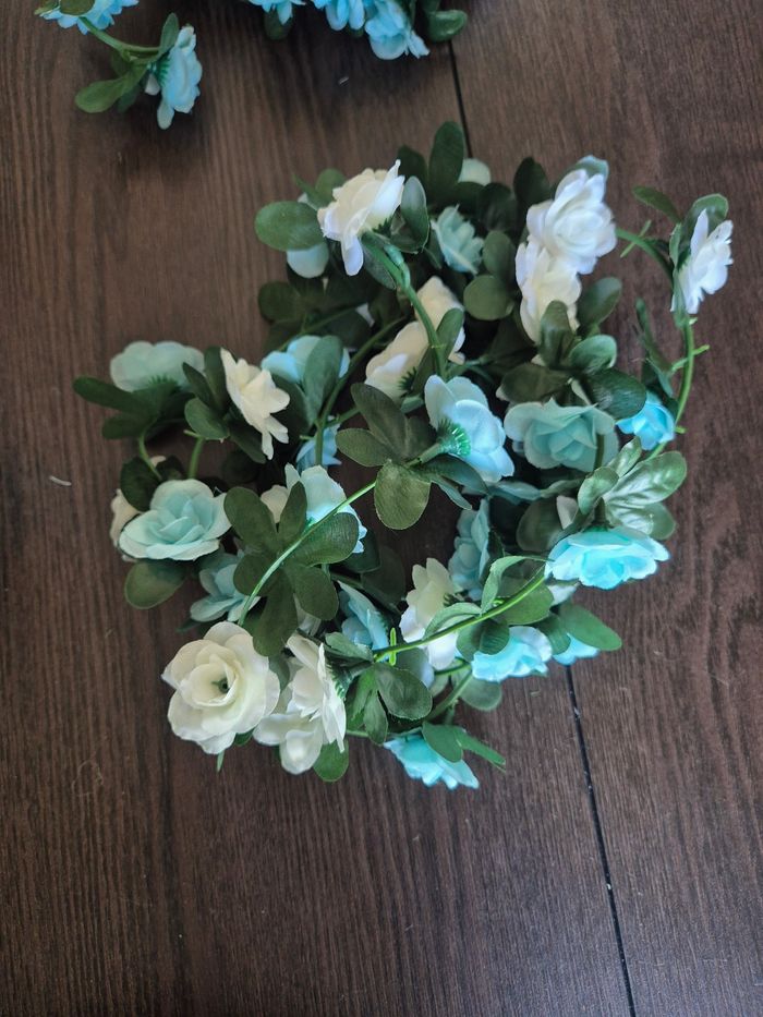 4 guirlandes de fleurs - 240 cm de long - photo numéro 2