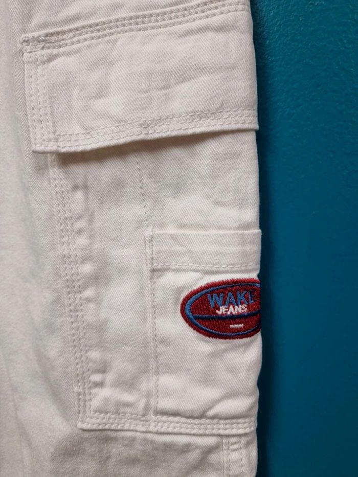 Shein jeans jambes larges blanc * taille S * - photo numéro 3