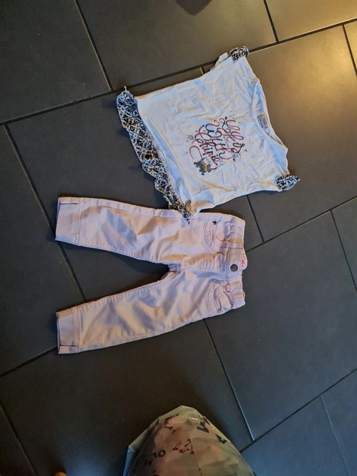 Ensemble pantalon rose - photo numéro 2