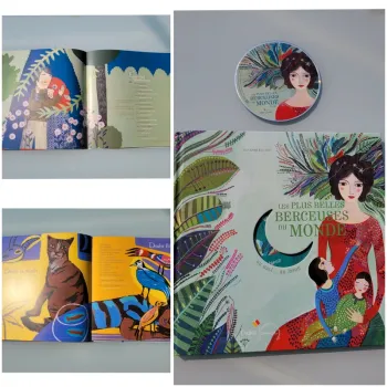 Superbe livre grand format avec CD 🏯 Les plus belles berceuses du monde 🛕 Du Mali au Japon