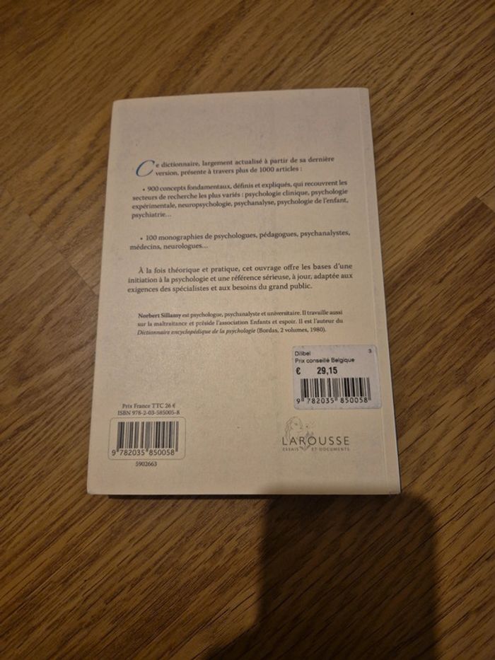 Dictionnaire de psychologie - photo numéro 2