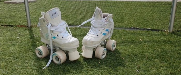 Patin à roulettes roller oxelo decathlon blanc pointure 29 - photo numéro 2