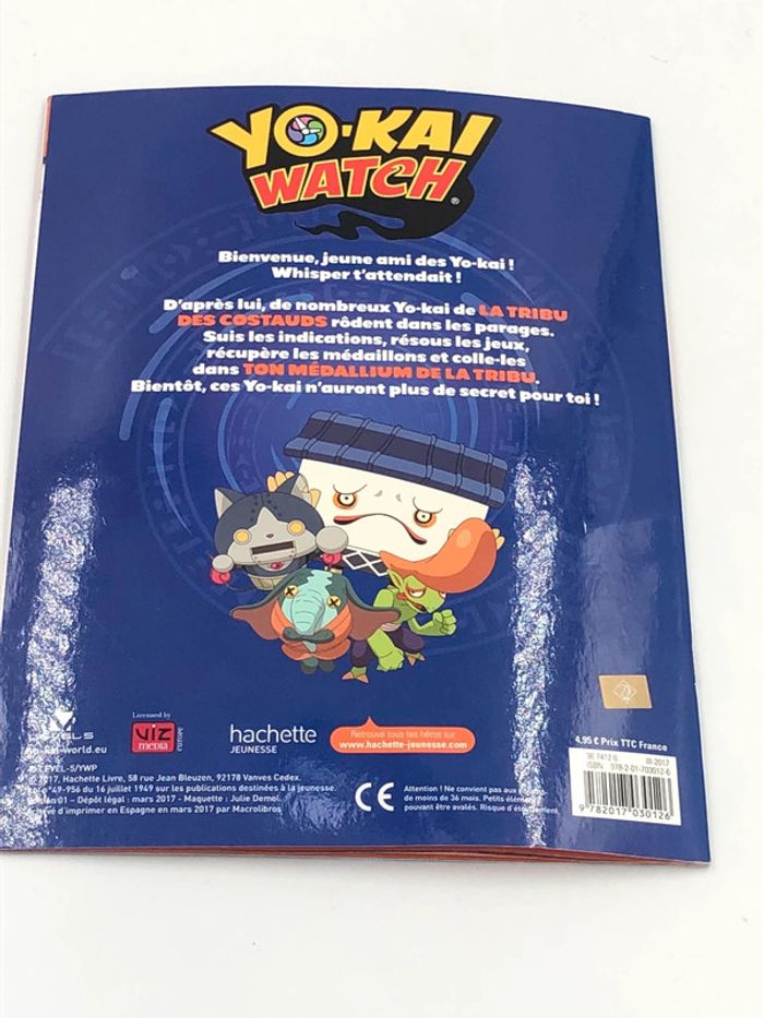 Livre magazine Autocollants et jeux Yo-Kai-Watch - photo numéro 2