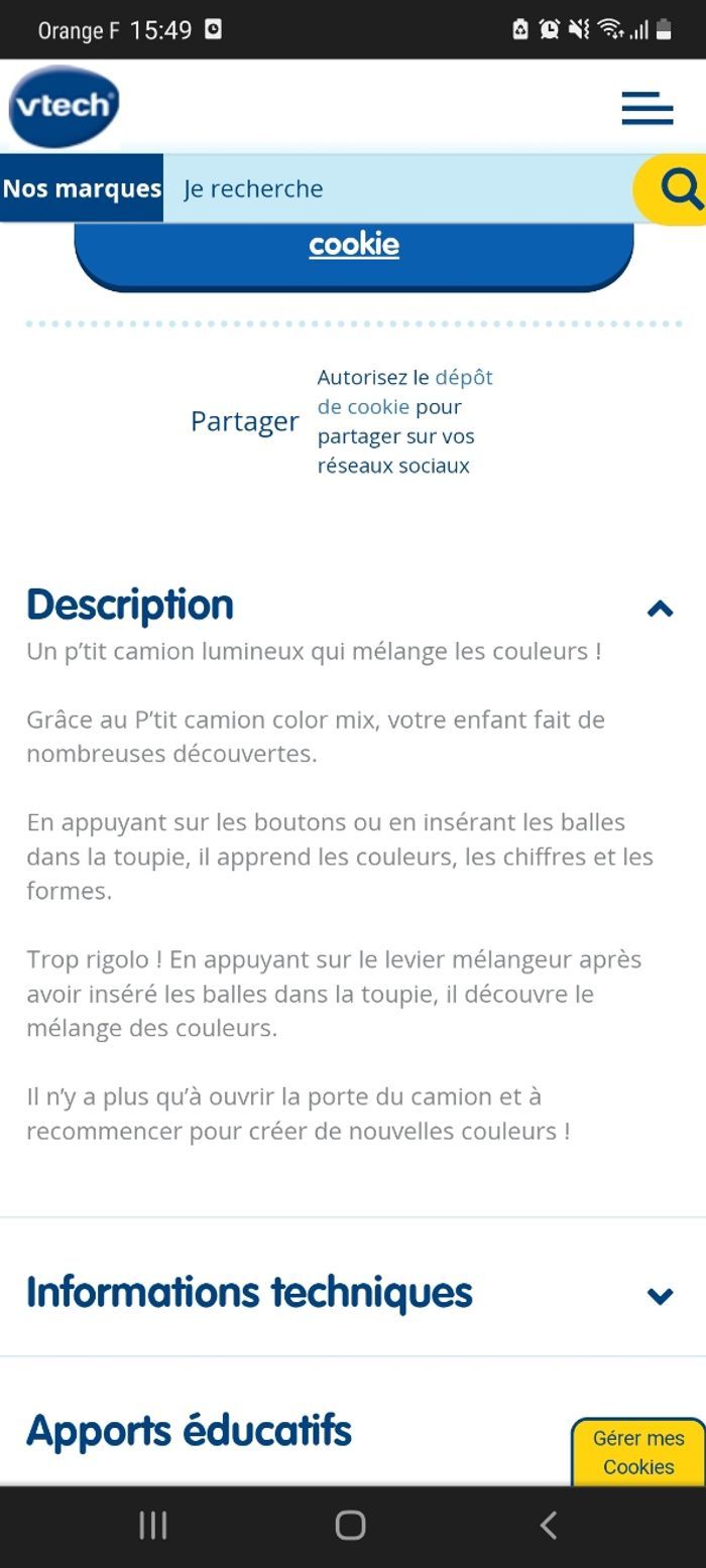 Petit camion color - photo numéro 5