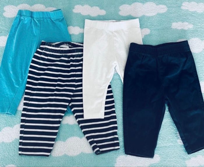 Lot pantalons leggings bébé 6 mois
