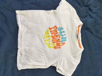 T-shirt blanc Sun Friends Waves - NPO kid